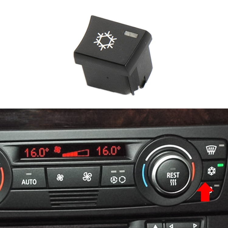 For BMW 1 Series / 3 Series / X1 / X3 Left Driving Car Air Conditioner Panel Switch Button, Air Volume Key Without OFF, Air Volume Key With OFF, AUTO Key, A Key, Snow Key