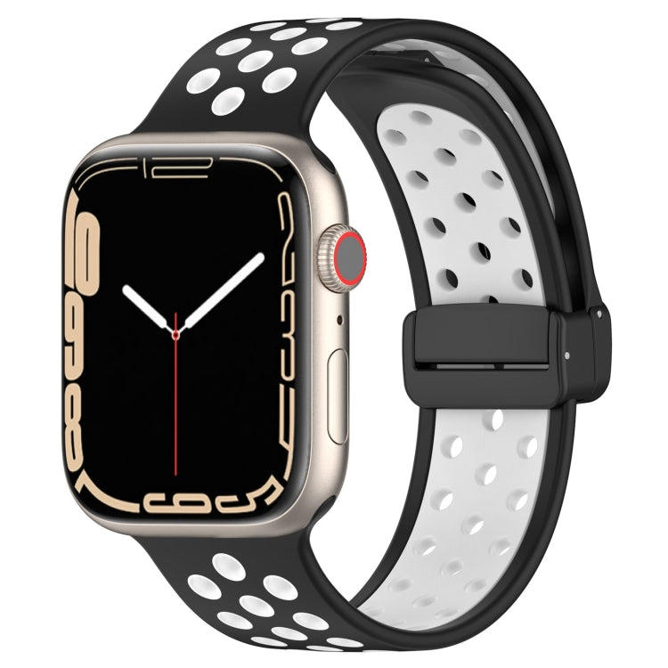 Magnetic Buckle Silicone Watch Band, For Apple Watch 8 41mm, For Apple Watch 8 45mm, For Apple Watch Ultra 2 49mm
