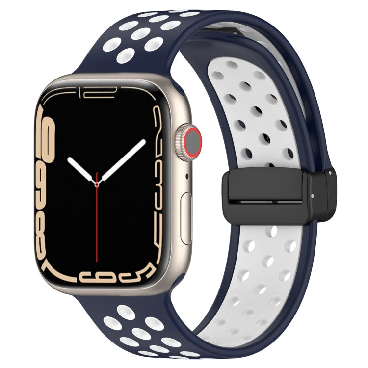 Magnetic Buckle Silicone Watch Band, For Apple Watch 8 41mm, For Apple Watch 8 45mm, For Apple Watch Ultra 2 49mm