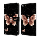 Crystal 3D Shockproof Protective Leather Phone Case, For iPhone 6 Plus / 7 Plus / 8 Plus, For iPhone 6 / 7