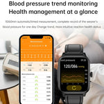 ET540 1.91 inch IP67 Waterproof Silicone Band Smart Watch, Support ECG / Non-invasive Blood Glucose Measurement, ET540 (Blue), ET540 (Red)