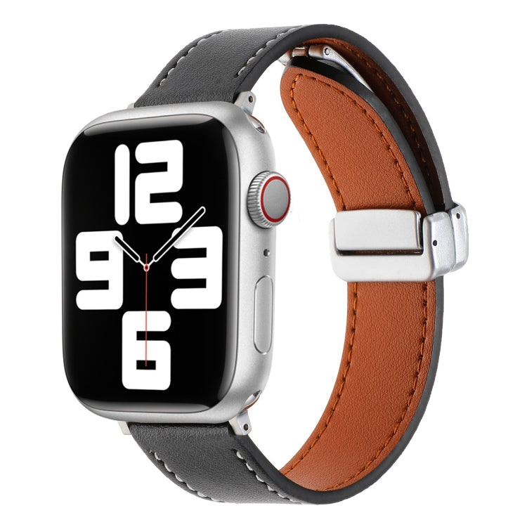 Magnetic Buckle Skin Feel Leather Watch Band, For Apple Watch 42mm, For Apple Watch 38mm, For Apple Watch Serie 3 38mm, For Apple Watch Serie 3 42mm, For Apple Watch Serie 2 42mm, For Apple Watch Serie 2 38mm