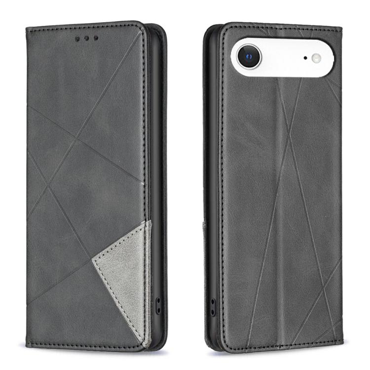 Rhombus Texture Magnetic Leather Phone Case, For iPhone 18 Pro Max/17 Pro Max, For iPhone 18 Pro/17 Pro, For iPhone 17, For iPhone 17 Air, For iPhone 16 Pro Max, For iPhone 16 Pro, For iPhone 16 Plus, For iPhone 16