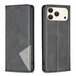 Rhombus Texture Magnetic Leather Phone Case, For iPhone 18 Pro Max/17 Pro Max, For iPhone 18 Pro/17 Pro, For iPhone 17, For iPhone 17 Air, For iPhone 16 Pro Max, For iPhone 16 Pro, For iPhone 16 Plus, For iPhone 16