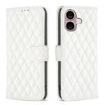 Diamond Lattice Wallet Flip Leather Phone Case, For iPhone 17e / 16e, For iPhone 17 Pro Max, For iPhone 17 Pro, For iPhone 17, For iPhone Air, For iPhone 16 Pro Max, For iPhone 16 Pro, For iPhone 16 Plus