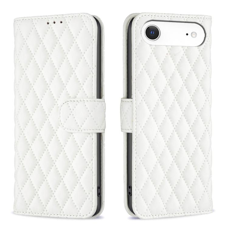 Diamond Lattice Wallet Flip Leather Phone Case, For iPhone 17e / 16e, For iPhone 17 Pro Max, For iPhone 17 Pro, For iPhone 17, For iPhone Air, For iPhone 16 Pro Max, For iPhone 16 Pro, For iPhone 16 Plus