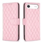 Diamond Lattice Wallet Flip Leather Phone Case, For iPhone 17e / 16e, For iPhone 17 Pro Max, For iPhone 17 Pro, For iPhone 17, For iPhone Air, For iPhone 16 Pro Max, For iPhone 16 Pro, For iPhone 16 Plus