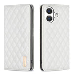 Diamond Lattice Magnetic Leather Flip Phone Case, For iPhone 17 Pro Max, For iPhone 17 Pro, For iPhone 17, For iPhone Air, For iPhone 16 Pro Max, For iPhone 16 Pro, For iPhone 16 Plus, For iPhone 16
