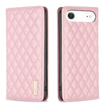 Diamond Lattice Magnetic Leather Flip Phone Case, For iPhone 17 Pro Max, For iPhone 17 Pro, For iPhone 17, For iPhone Air, For iPhone 16 Pro Max, For iPhone 16 Pro, For iPhone 16 Plus, For iPhone 16