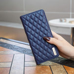 Diamond Lattice Magnetic Leather Flip Phone Case, For iPhone 18 Pro/17 Pro, For iPhone 18 Pro Max/17 Pro Max, For iPhone 17, For iPhone 17 Air, For iPhone 16 Pro Max, For iPhone 16 Pro, For iPhone 16 Plus, For iPhone 16
