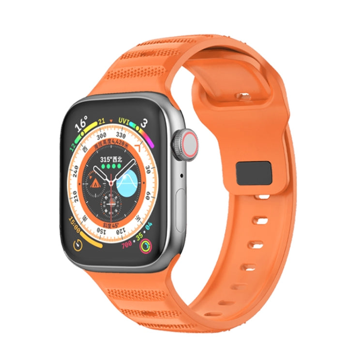 Dot Texture Fluororubber Watch Band, For Apple Watch SE 2022 44mm, For Apple Watch 9 41mm, For Apple Watch 7 41mm, For Apple Watch 7 45mm, For Apple Watch SE 40mm, For Apple Watch SE 44mm, For Apple Watch 6 40mm, For Apple Watch 6 44mm
