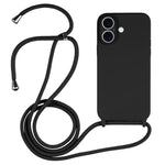 Crossbody Lanyard Liquid Silicone Case, For iPhone 17 Pro Max, For iPhone 17 Pro, For iPhone 17, For iPhone Air