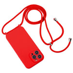 Crossbody Lanyard Liquid Silicone Case, For iPhone 17 Pro Max, For iPhone 17 Pro, For iPhone 17, For iPhone Air