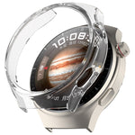 Half Coverage Hollowed Watch Protective Case + Hydrogel Film Set, For Huawei Watch 4 Pro