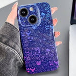 Painted Pattern Precise Hole PC Phone Case, For iPhone 14 Plus