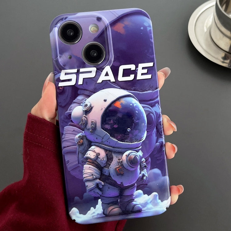 Painted Pattern Precise Hole PC Phone Case, For iPhone 14