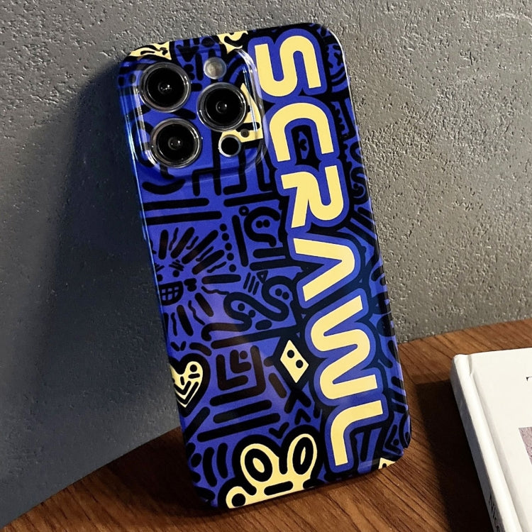 Painted Pattern Precise Hole PC Phone Case, For iPhone 13 Pro Max