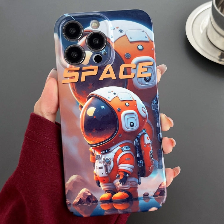 Painted Pattern Precise Hole PC Phone Case, For iPhone 13 Pro