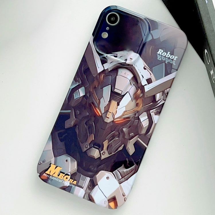 Painted Pattern Precise Hole PC Phone Case, For iPhone XR