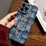 Painted Pattern Precise Hole PC Phone Case, For iPhone 15 Pro