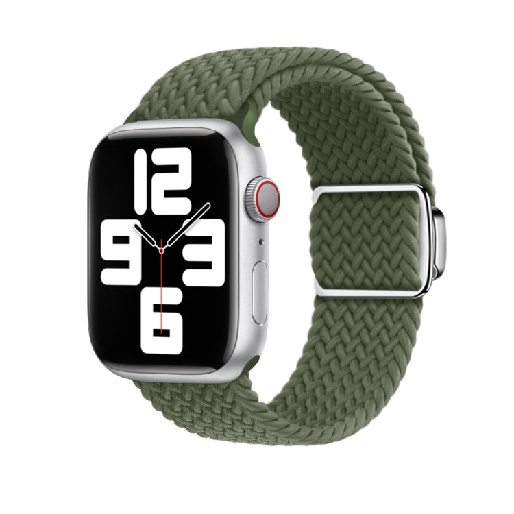 Nylon Loop Magnetic Buckle Watch Band, For Apple Watch Series 6 40mm, For Apple Watch Series 6 44mm