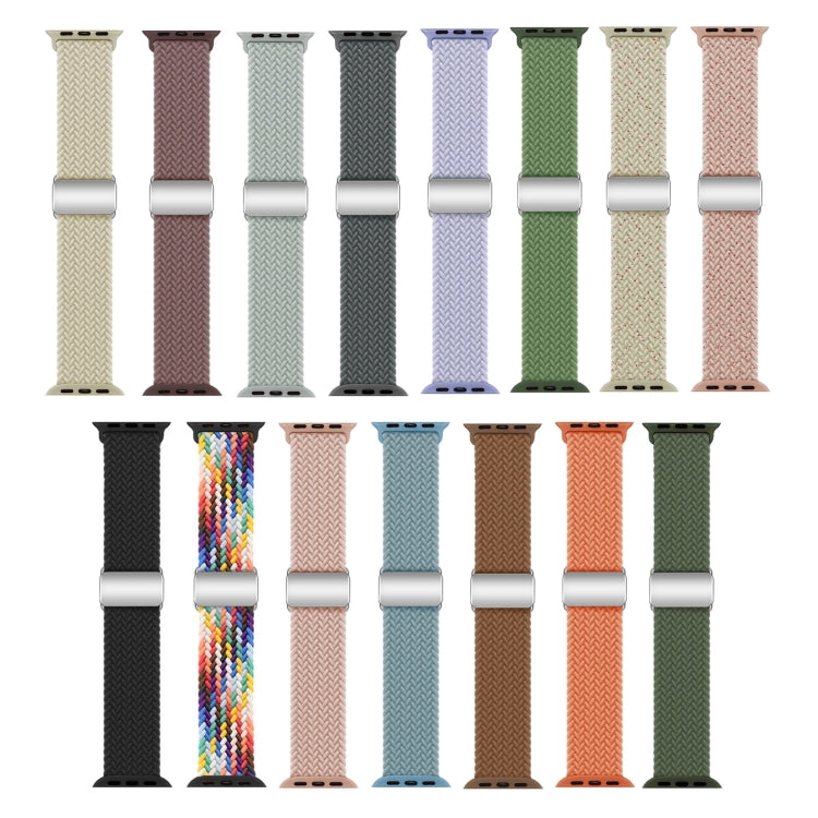 Nylon Loop Magnetic Buckle Watch Band, For Apple Watch 7 41mm, For Apple Watch Series 7 45mm