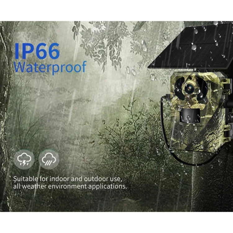ESCAM QF380 4MP Network Solar PIR Alert Smart Wildlife Hunting Camera, EU Version, AU Version, US Version
