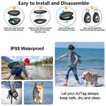 2pcs Waterproof Anti-drop Anti-lost Tracker Positioning TPU Protective Case for AirTag 2nd Gen / AirTag 1st Gen