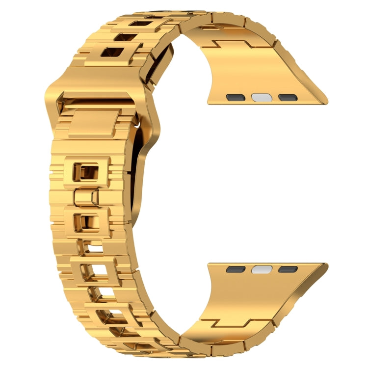 Square Buckle Armor Style Silicone Watch Band, For Apple Watch 5 44mm, For Apple Watch 5 40mm, For Apple Watch 4 44mm