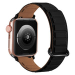 Reverse Buckle Magnetic Silicone Watch Band, For Apple Watch Series 9 41mm, For Apple Watch Ultra 49mm, For Apple Watch Series 8 41mm