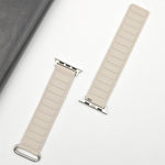 Reverse Buckle Magnetic Silicone Watch Band, For Apple Watch SE 44mm, For Apple Watch Series 6 40mm, For Apple Watch Series 6 44mm