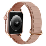 Reverse Buckle Magnetic Silicone Watch Band, For Apple Watch SE 44mm, For Apple Watch Series 6 40mm, For Apple Watch Series 6 44mm