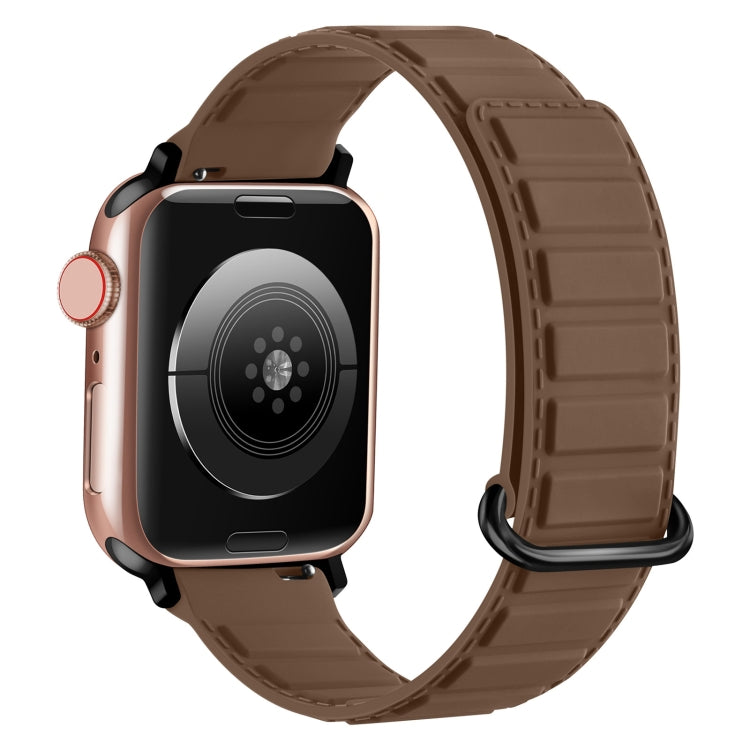 Reverse Buckle Magnetic Silicone Watch Band, For Apple Watch Series 4 40mm, For Apple Watch Series 3 38mm, For Apple Watch Series 3 42mm