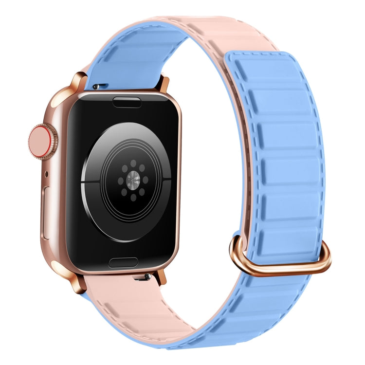 Reverse Buckle Magnetic Silicone Watch Band, For Apple Watch Series 4 40mm, For Apple Watch Series 3 38mm, For Apple Watch Series 3 42mm