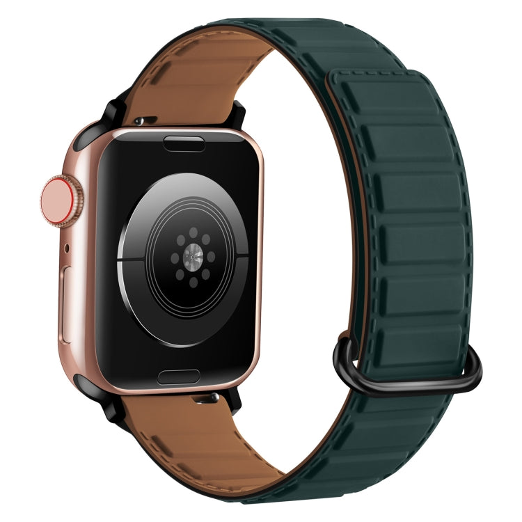 Reverse Buckle Magnetic Silicone Watch Band, For Apple Watch Series 2 42mm, For Apple Watch Series 2 38mm, For Apple Watch 42mm