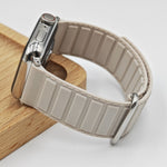 Reverse Buckle Magnetic Silicone Watch Band, For Apple Watch Series 9 41mm, For Apple Watch Ultra 49mm, For Apple Watch Series 8 41mm