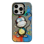 Animal Pattern Oil Painting Series PC + TPU Phone Case, For iPhone 16 Pro