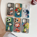 Animal Pattern Oil Painting Series PC + TPU Phone Case, For iPhone 7 Plus / 8 Plus
