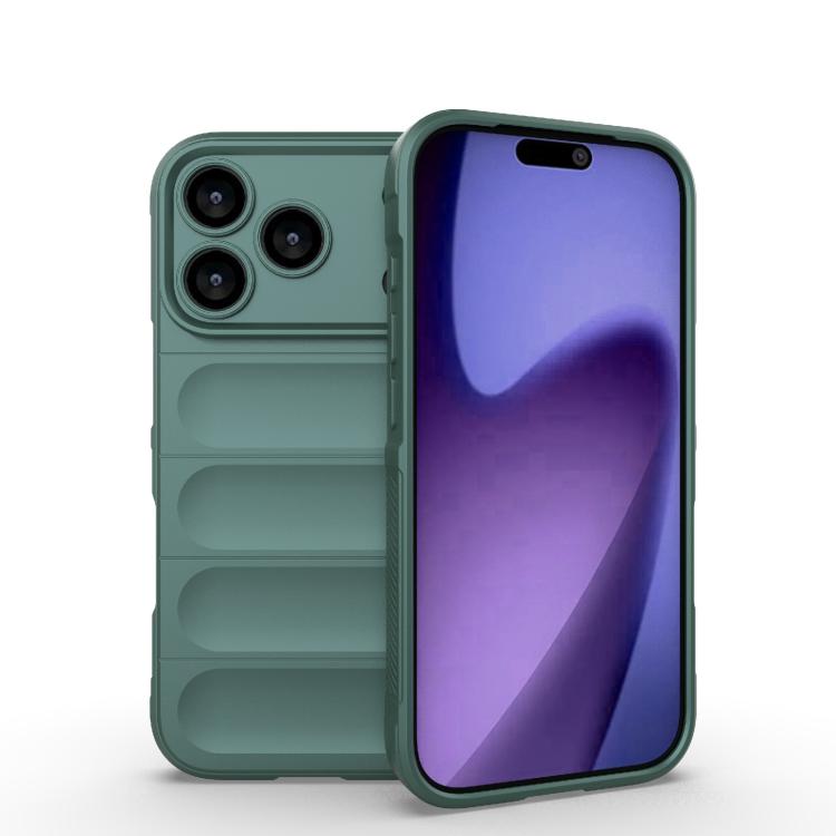 Magic Shield TPU + Flannel Phone Case, For iPhone 17e / 16e, For iPhone 17 Pro Max, For iPhone 17 Pro, For iPhone 17