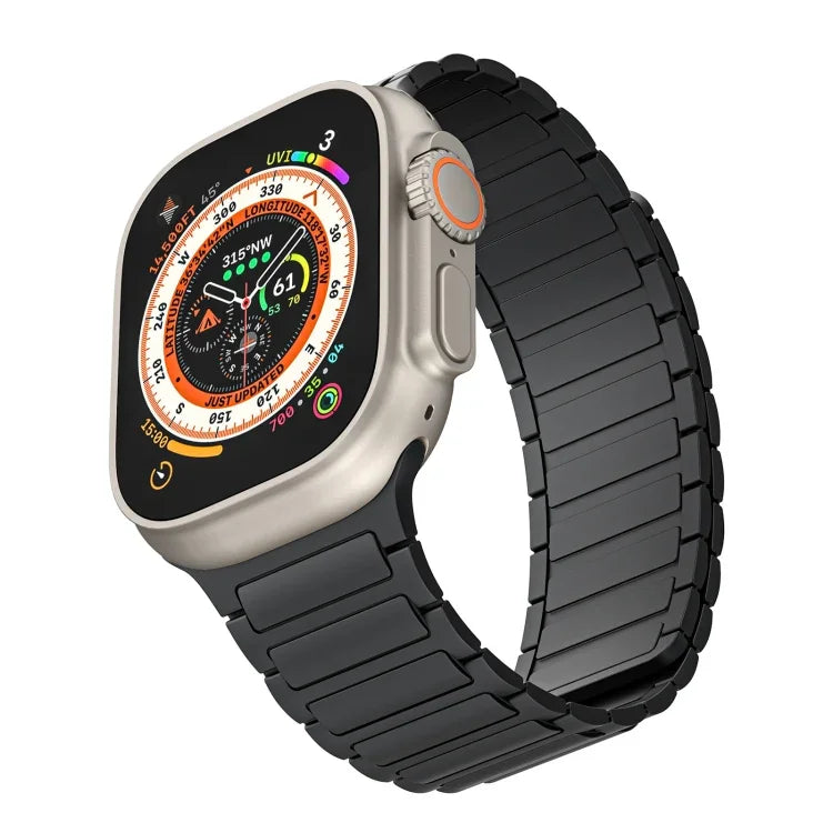 Magnetic Loop Silicone Watch Band, For Apple Watch Series 4 44mm, For Apple Watch Series 4 40mm, For Apple Watch Series 3 38mm