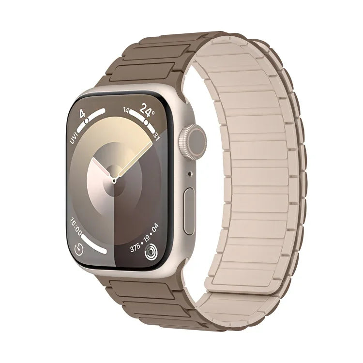 Magnetic Loop Silicone Watch Band, For Apple Watch Series 4 44mm, For Apple Watch Series 4 40mm, For Apple Watch Series 3 38mm