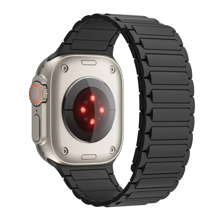 Magnetic Loop Silicone Watch Band, For Apple Watch Series 9 45mm, For Apple Watch Series 9 41mm, For Apple Watch Ultra 49mm