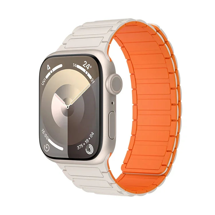 Magnetic Loop Silicone Watch Band, For Apple Watch Series 9 45mm, For Apple Watch Series 9 41mm, For Apple Watch Ultra 49mm