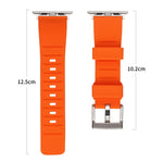 Double Ring Silicone Watch Band, For Apple Watch 3 38mm, For Apple Watch 3 42mm, For Apple Watch 2 42mm, For Apple Watch 2 38mm