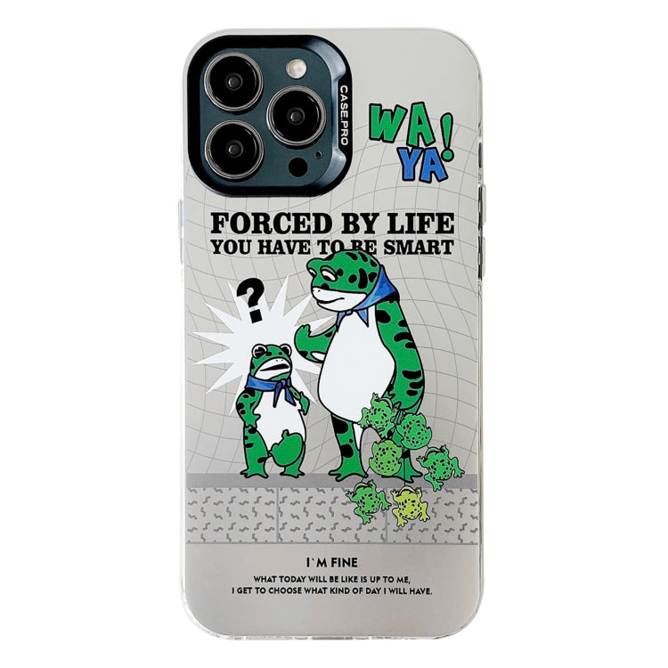 Electroplated Silver Series PC Protective Phone Case, For iPhone 14 Pro Max, For iPhone 13 Pro Max