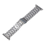 Five Beads Titanium Steel Watch Band, For Apple Watch Series 6 44mm, For Apple Watch Series 5 44mm, For Apple Watch Series 5 40mm, For Apple Watch Series 4 44mm, For Apple Watch 42mm, For Apple Watch Series 3 38mm, For Apple Watch 38mm                 ...