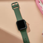 Pin Buckle Silicone Watch Band, For Apple Watch Ultra 49mm