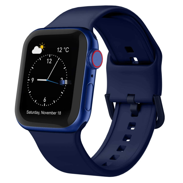 Pin Buckle Silicone Watch Band, For Apple Watch Ultra 49mm