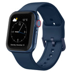 Pin Buckle Silicone Watch Band, For Apple Watch Series 8 45mm