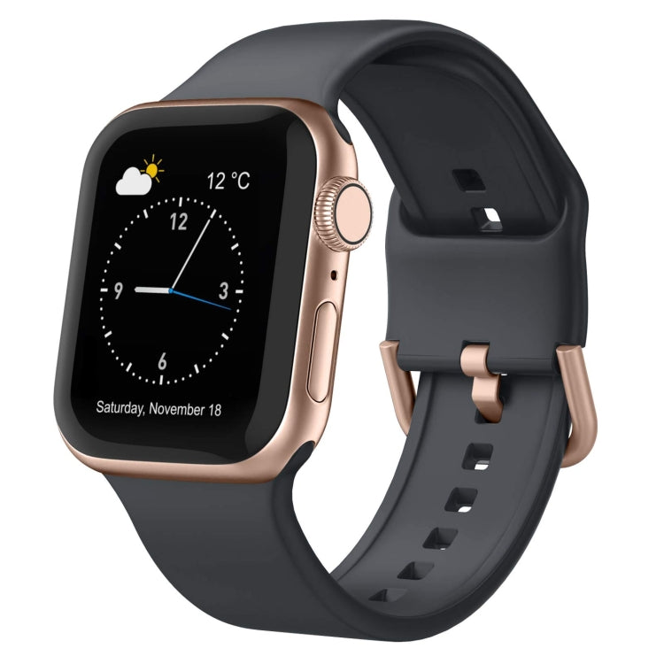 Pin Buckle Silicone Watch Band, For Apple Watch Series 5 40mm